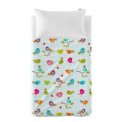 Set prostěradla a povlaku na polštář Little W Happy Spring, 100 x 130 cm