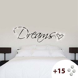 Set samolepky a 15  krystalů Fanastick Dream