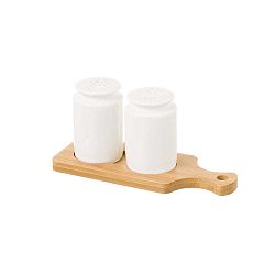 Set solničky a pepřenky na bambusovém stojanu Unimasa