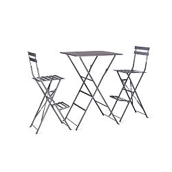 Set zahradního nábytku Garden Trading Rive Droite Bistro In Charcoal