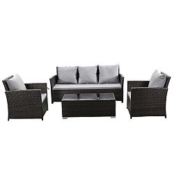 Set zahradního nábytku z umělého ratanu Timpana Dion