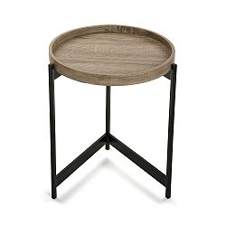 Skládací příruční stolek Versa Hennan Quadro, ⌀ 40 cm