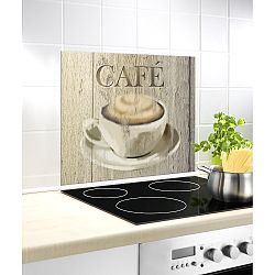 Skleněný kryt na zeď u sporáku Wenko Café, 60 x 50 cm