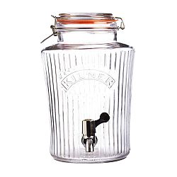 Skleněný nápojový automat s kohoutkem Kilner Vintage, 8 l