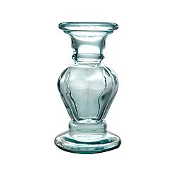 Skleněný svícen z recyklovaného skla Ego Dekor Party Light Caro, výška 20 cm