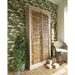 Skříň z borovicového dřeva Orchidea Milano Midtown, výška 210 cm