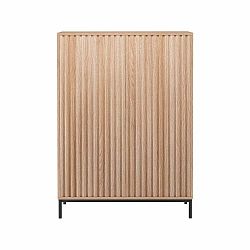 Skříňka v dekoru ořechu v přírodní barvě 80x110 cm Celine - Støraa