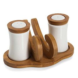 Slánka a pepřenka s bambusovým podnosem Bambum Chava