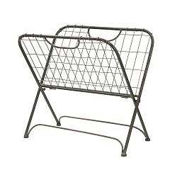 Stojan na časopisy z kovu Mauro Ferretti Phoenix, 34 x 30 cm