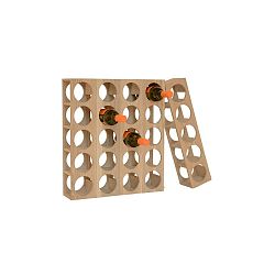 Stojan na lahve vína z dubového dřeva Wireworks Wine