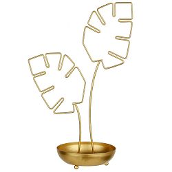 Stojan na šperky ve zlaté barvě Le Studio Feuilles Dore