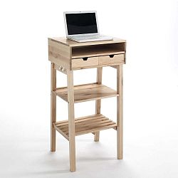 Stolek na počítač z březového dřeva Tomasucci Arch