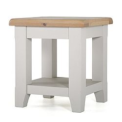 Stolek se šuplíkem z akáciového dřeva VIDA Living Clemence