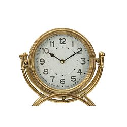 Stolní hodiny ve zlaté barvě Mauro Ferretti Glam Bright