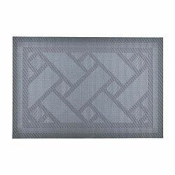 Stříbrné látkové prostírání 2 ks 30x45 cm Geom - JAHU collections