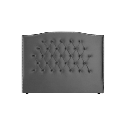 Stříbrno-šedé čelo postele Mazzini Sofas, 180 x 120 cm