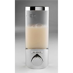 Stříbrný dávkovač na mýdlo Compactor Uno, objem 360 ml