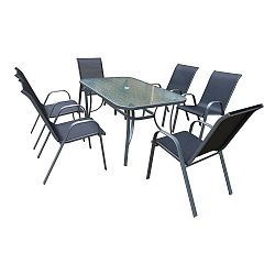 Stůl s deskou z tvrzeného skla Timpana Harbour / Kingston