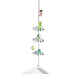 Světlá teleskopická nástěnná polička do koupelny Wenko Premium