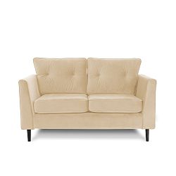 Světle béžová dvoumístná pohovka Vivonita Portobello