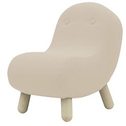 Světle béžové křeslo Softline Bob Felt Melange Sand