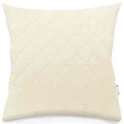 Světle béžový povlak na polštář z mikrovlákna DecoKing Axel, 40 x 40 cm