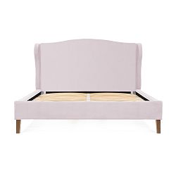 Světle fialová postel z bukového dřeva Vivonita Windsor, 160 x 200 cm