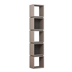 Světle hnědá knihovna s antracitovými detaily Multi Light Mocha Anthracite