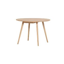Světle hnědý jídelní stůl WOOD AND VISION Round, ⌀ 105 cm