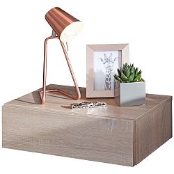 Světle hnědý nástěnný noční stolek Skyport Wohnling Dream