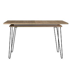 Světle hnědý rozkládací jídelní stůl Symbiosis Aero