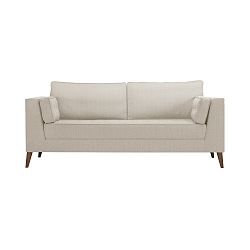 Světle krémová trojmístná pohovka Stella Cadente Maison Atalaia Cream