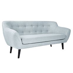 Světle modrá 3místná pohovka Mazzini Sofas Piemont