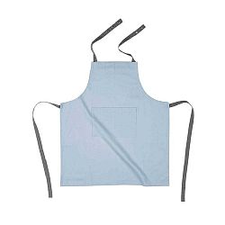 Světle modrá bavlněná kuchyňská zástěra Tiseco Home Studio