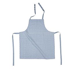 Světle modrá bavlněná zástěra Tiseco Home Studio Arabesk