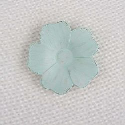 Světle modrá dekorativní mistička na odkládání klíčů Dakls, ⌀ 14 cm