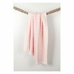 Světle modrá dětská bavlněná deka Homemania Decor Baby Baby Dots, 90 x 90 cm