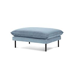 Světlé modrá podnožka Cosmopolitan Design Vienna, 100 x 80 cm