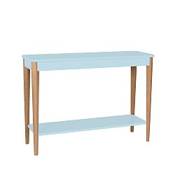 Světle modrý konzolový stolek Ragaba Ashme, šířka 105 cm