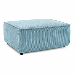 Světle modrý manšestrový taburet Nihad – Bobochic Paris