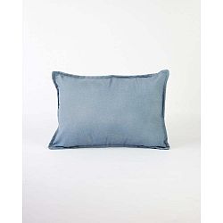 Světle modrý povlak na polštář s příměsí lnu Surdic, 50 x 35 cm