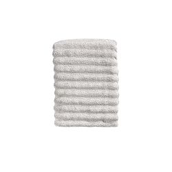 Světle šedá bavlněná osuška Zone Prime, 70 x 140 cm