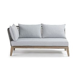 Světle šedá dvoumístná zahradní pohovka La Forma Relax