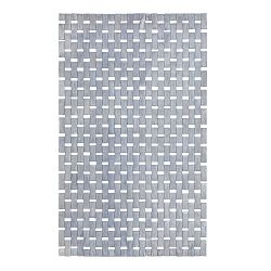 Světle šedá koupelnová předložka z bambusu Wenko Thea, 80 x 50 cm