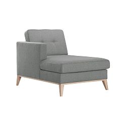 Světle šedá lenoška Stella Cadente Maison Recipe, levá strana