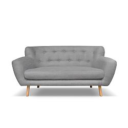 Světle šedá pohovka pro tři Cosmopolitan design London