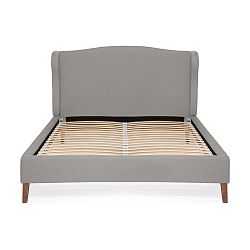 Světle šedá postel Vivonita Windsor Linen, 200 x 160 cm