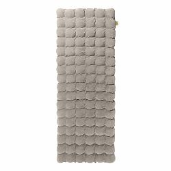 Světle šedá relaxační masážní matrace Linda Vrňáková Bubbles, 65 x 200 cm