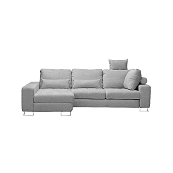 Světle šedá rohová rozkládací pohovka Windsor & Co Sofas Alpha, levý roh