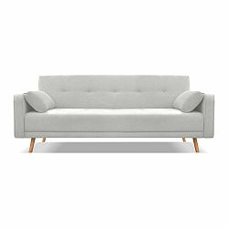 Světle šedá rozkládací pohovka Cosmopolitan Design Stuttgart, 212 cm